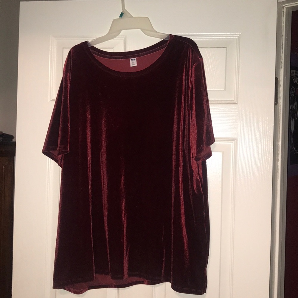 OLD NAVY VELVET SHIRT